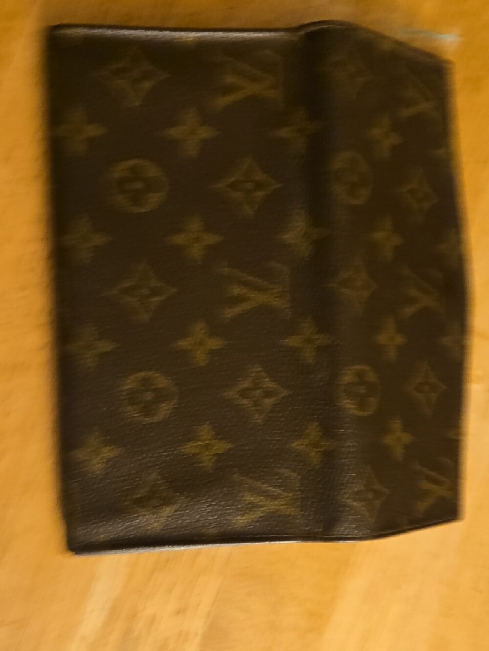 Authentic Louis Vuitton Brown Monogram Flap Wallet - Picture 6 of 10